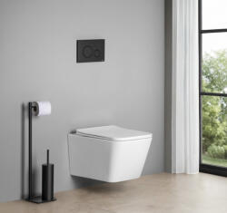 SAPHO Porto fali WC csésze 36x52 cm Vortex öblítéssel, fehér PZ102V (PZ102V)
