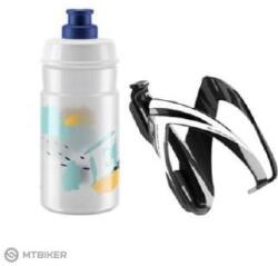Elite Set sticlă cu suport Elite CEO, 350 ml, logo albastru