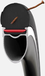 Tannus Külső Airless Shield 24x1.75fekete 670g