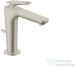 Hansgrohe AXOR CITTERIO C 125 hidegindításos mosdó csaptelep automata leeresztővel, rozsdamentes acél hatású 49030800 (49030800)