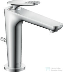 Hansgrohe AXOR CITTERIO C 125 hidegindításos mosdó csaptelep négyszög metszéses fogantyúval, automata leeresztővel, króm 49031000 (49031000)