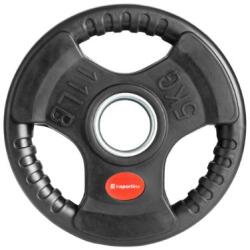 inSPORTline Gumírozott olimpiai súlytárcsa inSPORTline Graton OL 5 kg 50 mm, fokozott kopásállóság, ergonomikus forma, magas tartósság Súlytárcsa