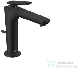 Hansgrohe AXOR CITTERIO C 125 hidegindításos mosdó csaptelep automata leeresztővel, matt fekete 49030670 (49030670)