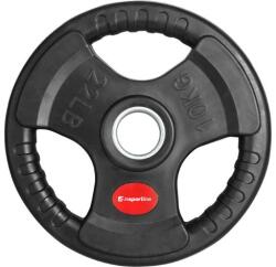 inSPORTline Gumírozott olimpiai súlytárcsa inSPORTline Graton OL 10 kg 50 mm, fokozott kopásállóság, ergonomikus forma, magas tartósság Súlytárcsa