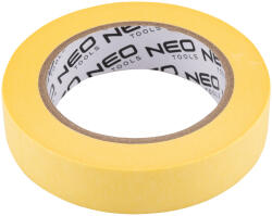 NEO TOOLS Ragasztószalag festőszalag sárga, papír, 25mm x 50m (56-063)