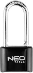 NEO TOOLS Lakat, számzáras hosszúkengyeles, 101x51.5x24mm (85-004)
