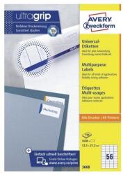 AVERY 3668 52, 5×21, 2mm univerzális 5600db-os etikett (3668) - procompkft