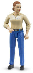 BRUDER Figurina Femeie Cu Pantaloni Albastri - Bruder (br60408) Figurina
