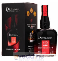 Dictador 0, 7L 12éves Colombian Rum 40%