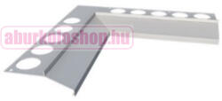 Rodelux alumínium terasz vízvető belső sarokprofil 10 mm 25x25 mm RAL7016 matt antracit (OKAP10BS-MA)