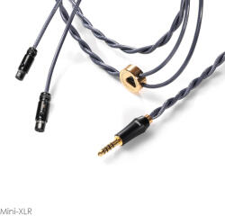 DD HIFI BC150B 490 MINI-XLR 4-PIN - Cablu simetric din argint pentru căști cu conector de 4.4mm - 195cm (DDHIFI-BC150B-490-195)