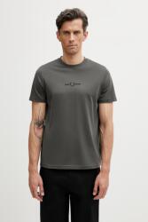 Fred Perry t-shirt férfi pamut - zöld S - answear - 24 990 Ft