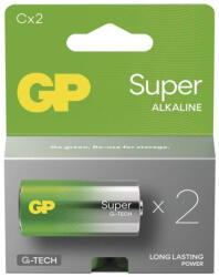 EMOS B01312 GP Super Alkáli elem LR14 (C) 2db (1013322200)