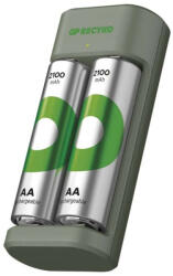 EMOS B50224 GP Akkumulátor töltő Eco E221+2xAA ReCyko 2100mAh (1604822110)