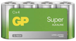 EMOS B01304 GP Super Alkáli elem C 4db/fólia (1013304001)
