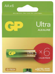 EMOS B0221V GP Ultra Alkáli elem AA 6 db (1013226000)