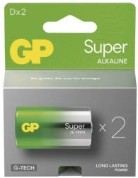EMOS B01412 GP Super Alkáli elem LR20 (D) 2db (1013422200)