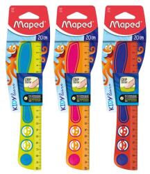 Maped Kidy Learn koncentrációmérő vonalzó 20 cm, vegyes színek