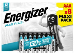 Energizer Elem AAA mikro LR03 Max Plus 8 db/csomag, Energizer (EMPAMAAAB8) - nyomtassingyen