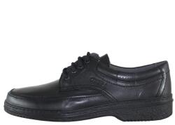 Otter Pantofi barbati, negru, casual, piele naturala, cu talpa joasa, Otter OT27814-01-N-Negru (Marime: 41) (OT27814-01-N-Negru-41)