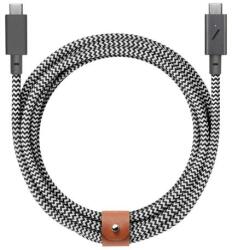 Native Union Cablu de date Native Union Belt Pro 2, USB Type-C, 2.4 m (Gri) (BELT-PRO2-ZEB-NP)