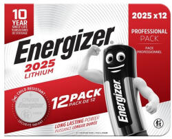 Energizer Elem gombelem CR2025 lítium 12 db/csomag, Energizer (EGCR2025B12) - nyomtassingyen