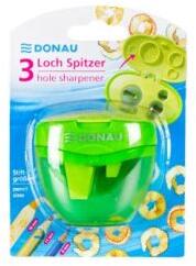 DONAU háromrészes reszelő fedővel, zöld, display 12 db