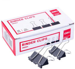 Deli Clips Hartie 25mm 12 Buc cut. Carton Deli (DLE38564) Agrafa