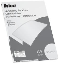 Ibico Meleglamináló fólia, 100 mikron, A4, fényes, IBICO "Medium (627309) - mystock