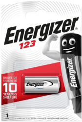 Energizer Elem CR123A lítium fotóelem 1 db/csomag, Energizer (EFCR123A) - mystock