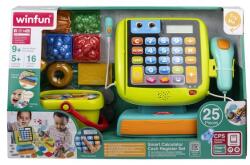 WinFun Set Jucarie Interactiva Casa de marcat Winfun, cu scanner, 25 accesorii, Multicolor