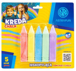 Astra Táblakréta ASTRA FUN jumbo szögletes hegyezett 5 szín/bliszter (330022002) - mystock