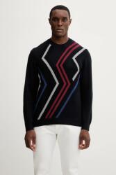 Giorgio Armani pulóver gyapjúkeverékből - sötétkék L - answear - 27 990 Ft