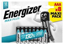 Energizer Elem AAA mikro LR03 Max Plus 8 db/csomag, Energizer (EMPAMAAAB8) - tonerpiac