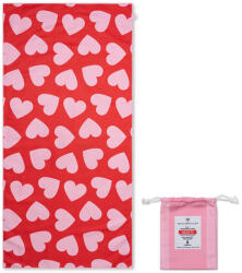 Swim Essentials Hearts mikroszálas strandtörölköző 135 x 65 cm (SE-2024SE1681)