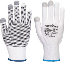 Portwest A118 Xs (06) Képernyőérintő Kesztyű Pvc Grip Bevonattal Portwest (A118W7R)