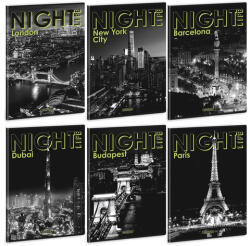 Ars Una Füzet vonalas ARS UNA A/4 40 lapos Extra kapcsos Night Life (53115829) - robbitairodaszer
