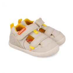 Biomecanics Sandale barefoot pentru copii LONA BASICA BEIGE Y AMARILLO Biomecanics 262191-C891 - 24