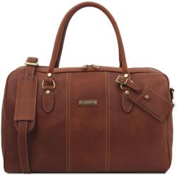 Tuscany Leather Geantă de voiaj mică din piele naturală- Lisbona Travel, TL142558 Geanta voiaj
