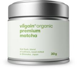 Vilgain Matcha Premium BIO -⁠ finoman őrölt levelek az első tavaszi szüretből a japán Shizuokából hagyományos és modern ételek elkészítéséhez