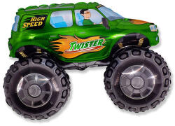 Flexmetal Fólia lufi, TWISTER, zöld, kb. 82 cm, csomagolt