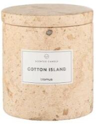 blomus Ароматна свещ FRABLI, размер S - аромат Cotton Island - цвят Travertine (BLOMUS-65449)