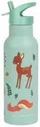 A Little Lovely Company - rozsdamentes acél kulacs, 500 ml - erdei barátok (ALLC_DBSXFF73)