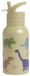 A Little Lovely Company - rozsdamentes acél kulacs, 350 ml - dinoszauruszok (ALLC_DBSSDI40)