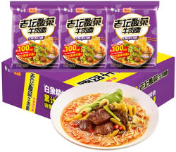 Baixiang 26db Baixiang Savanyított káposztás marhahúsos instant tészta 100g