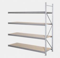 STOW Horganyzott STOW Minirack polcrendszer 2500x2100x800 mm - 4 polc, teherbírás 2000 kg - KIEGÉSZÍTŐ MODUL