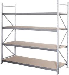 STOW Horganyzott STOW Minirack polcrendszer 2500x2700x800 mm - 4 polc, teherbírás 1520 kg - ALAPMODUL