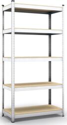 Apolcod Horganyzott fém polcrendszer ECONOMY 200x100x45 (5 polcos)