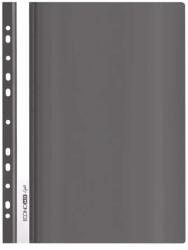  Dosar cu sina si gauri, PP, lucios, 90/110 microni, A4, 10 bucati/set, negru (PY3850401)