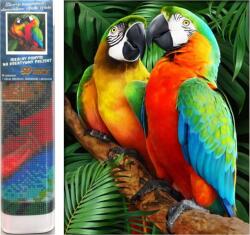 NORIMPEX - Puzzle Pictură cu diamant Papagáje 30x40cm - 1 - 39 piese